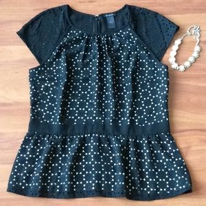Ann Taylor Black Blouse